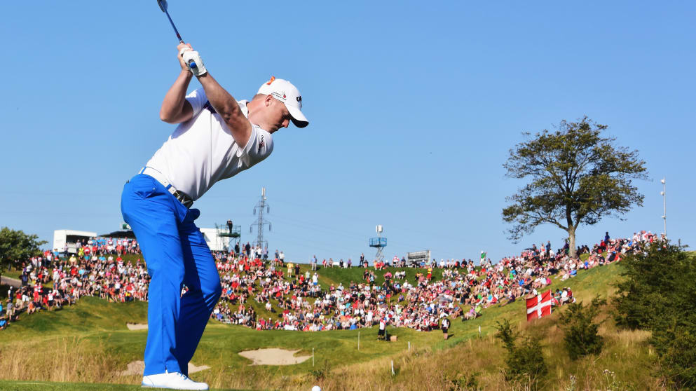 Dave Horsey - on his way to a fine opening round 63 at the Made in Denmark