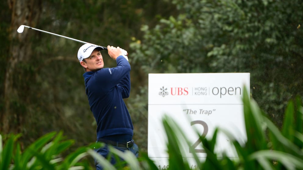 Justin Rose - going well again at the UBS Hong Kong Open