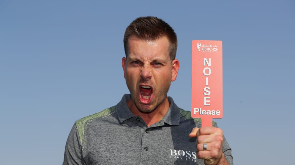 Henrik Stenson at the 2017 Abu Dhabi HSBC Championship