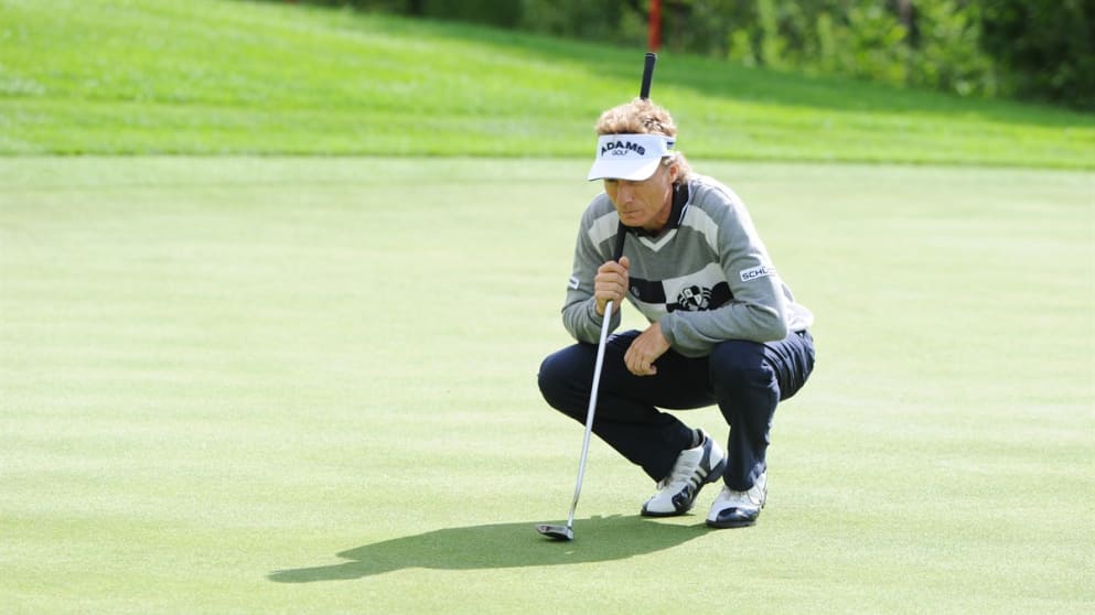 A fine performance by Bernard Langer on Friday...