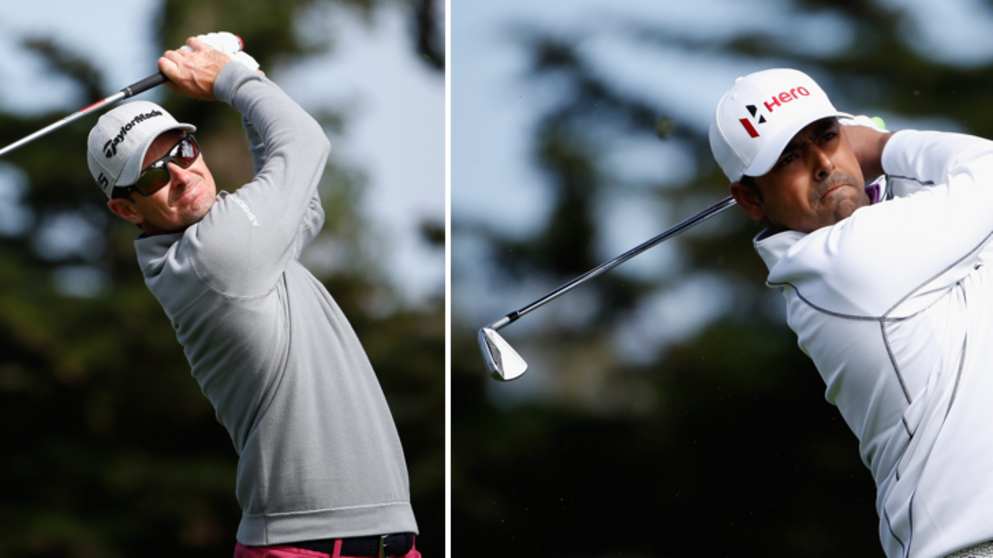 Justin Rose and Anirban Lahiri