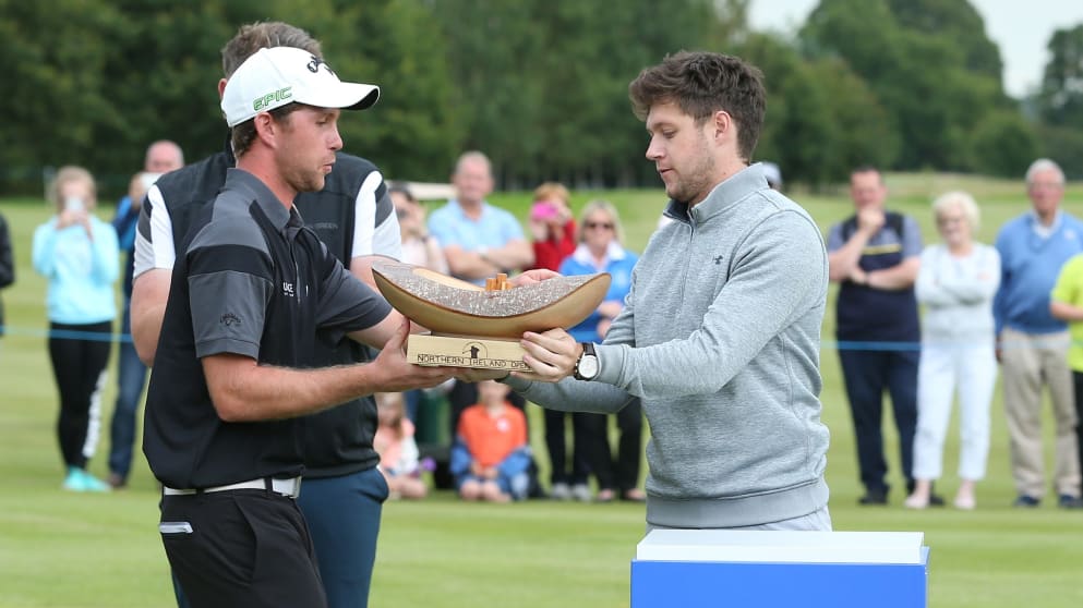 Robin Sciot-Siegrist and Niall Horan (photo by Matt Mackey/PressEye)