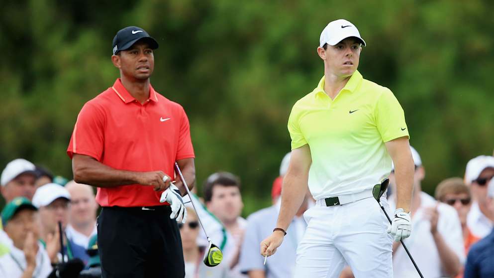 Tiger Woods and Rory McIlroy 