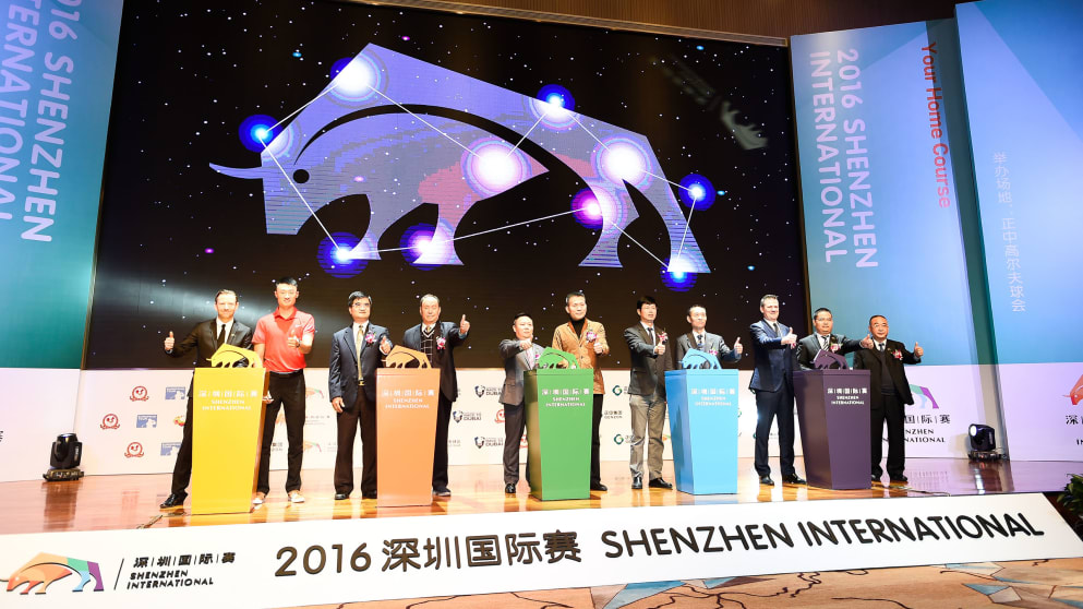 Launch of the Shenzhen International (Richard Castka/Sportpixgolf.com)