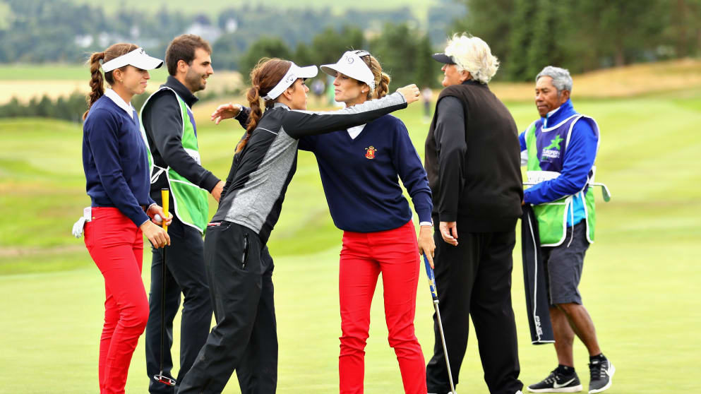 Georgia Hall and Noemi Jimenez