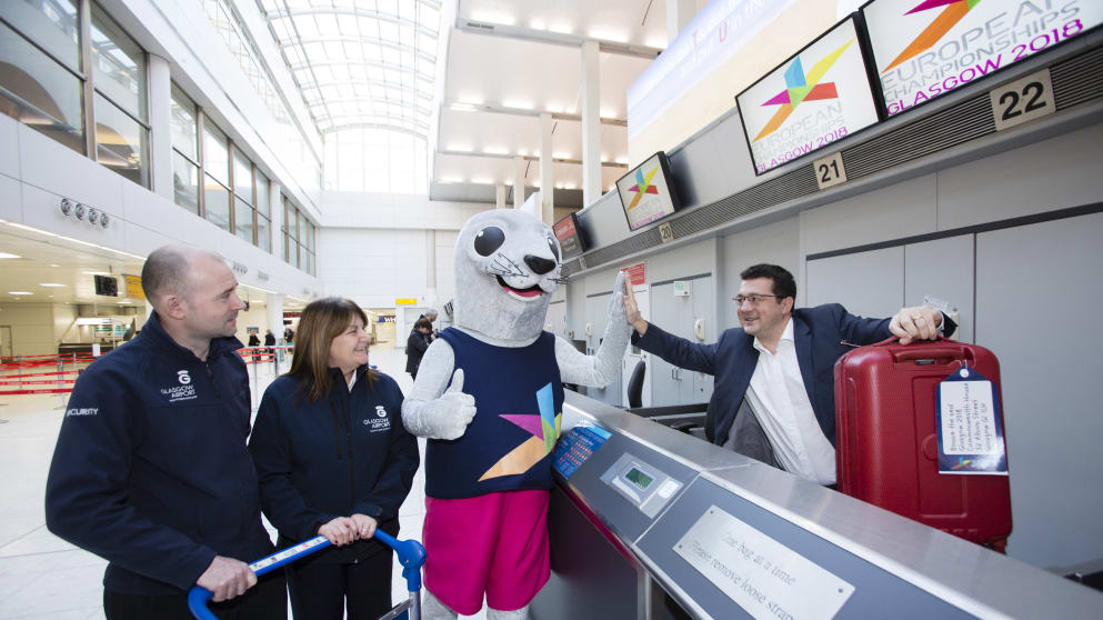 Glasgow Airport becomes the latest European Championships Official Supporter