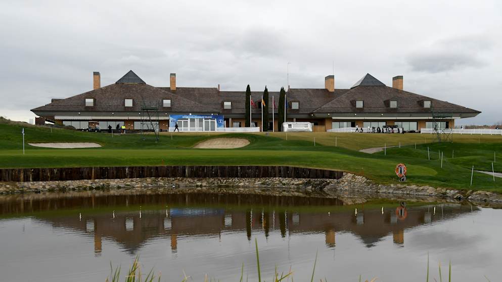 A general view of Open de Espana at Centro Nacional de Golf