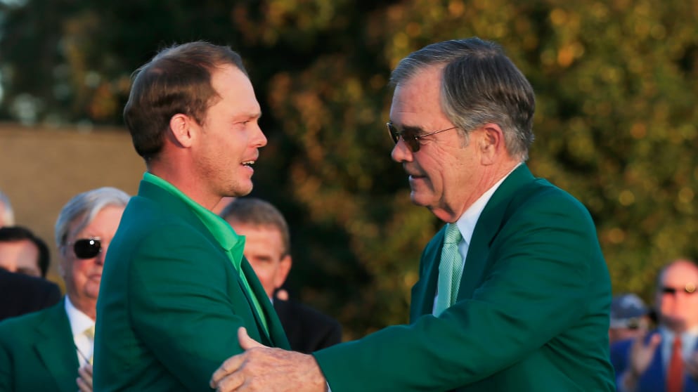 Danny Willett at the Masters