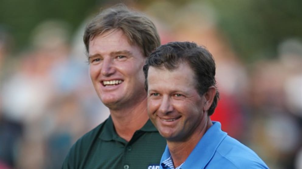 Ernie Els and Retief Goosen