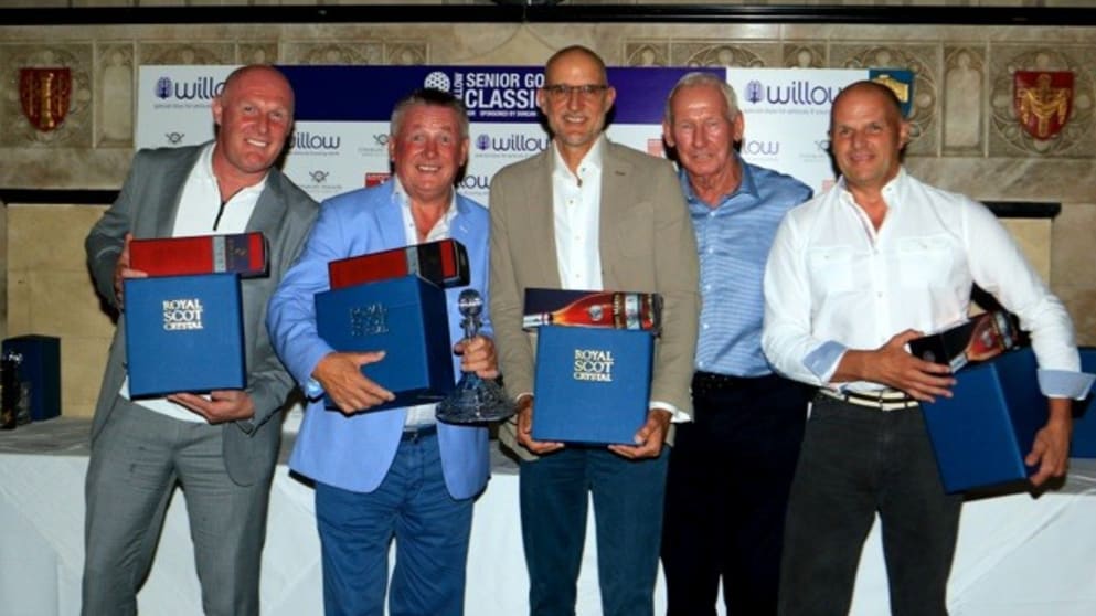 André Bossert (centre) with his Pro-Am teammates (pic by Phil Inglis)