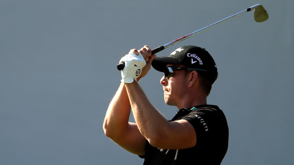 Henrik Stenson prepares for the WGC-Mexico Championship