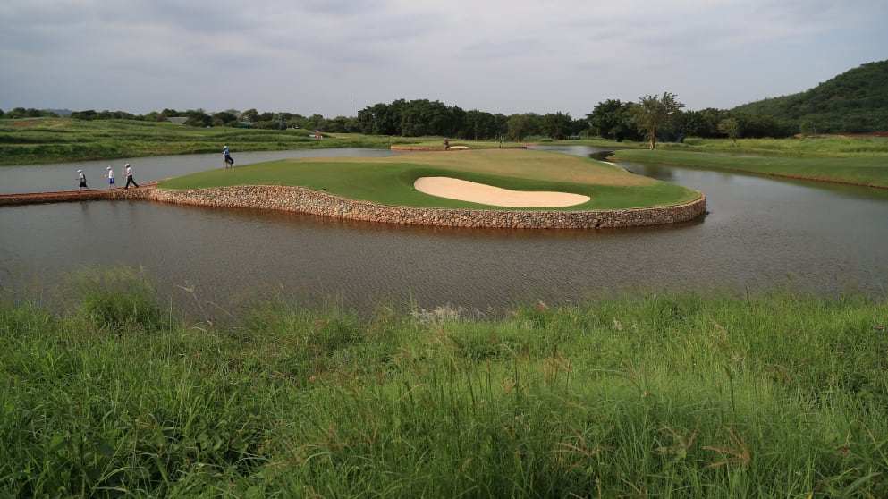 New range and par 3 course at Leopard Creek