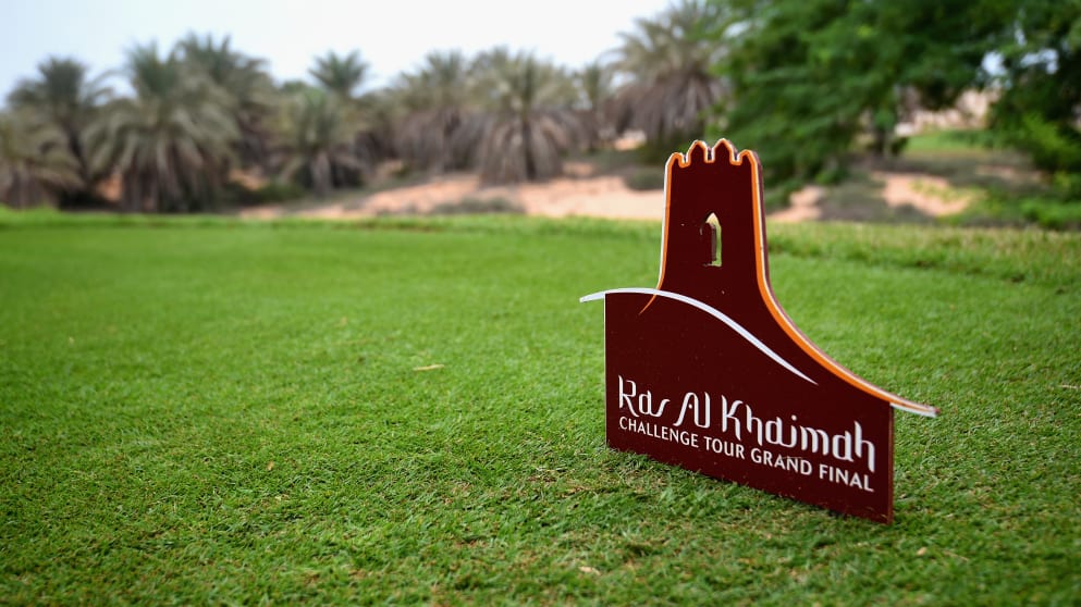 Tee marker in Ras Al Khaimah