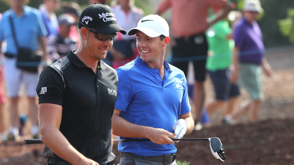 Henrik Stenson and Rory McIlroy 