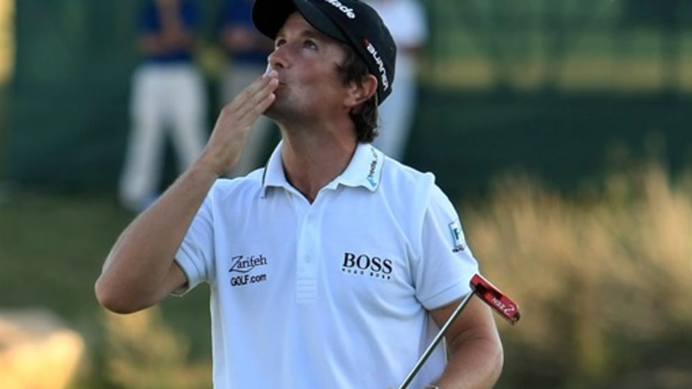 An emotional Steve Webster wins the inaugural Portugal Masters