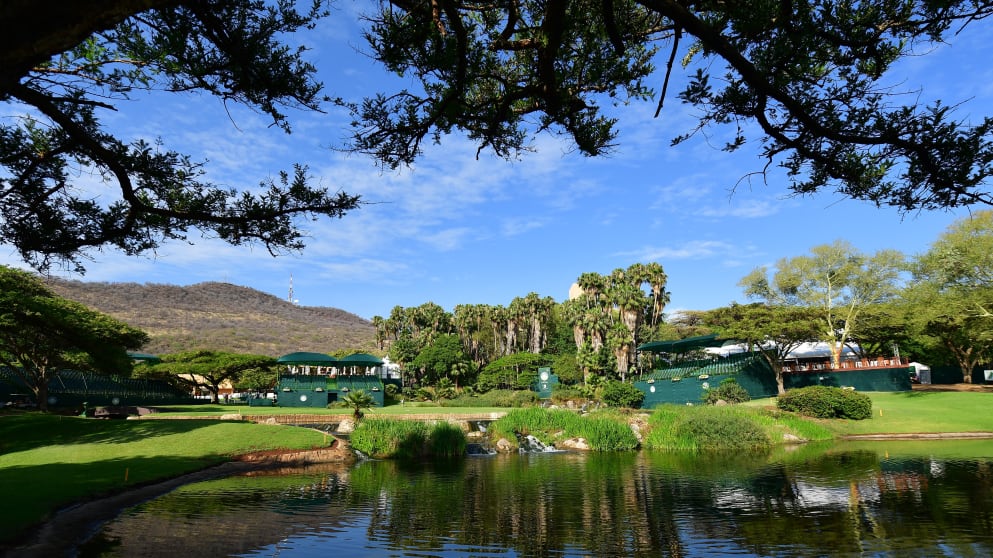 The ninth green at Gary Player CC