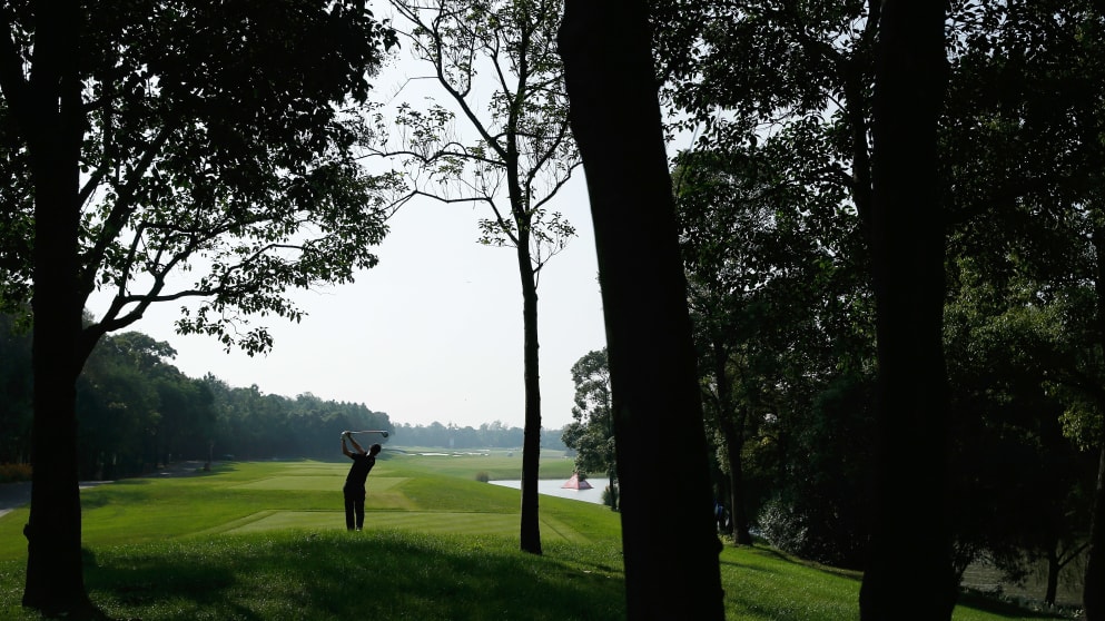 Martin Kaymer at Sheshan International GC