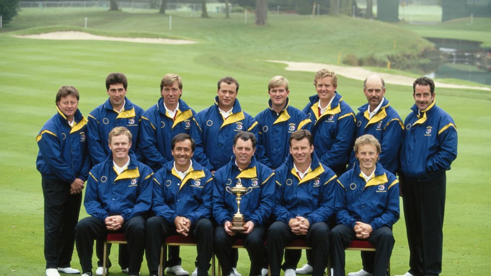 Team Europe at The 1993 Ryder Cup