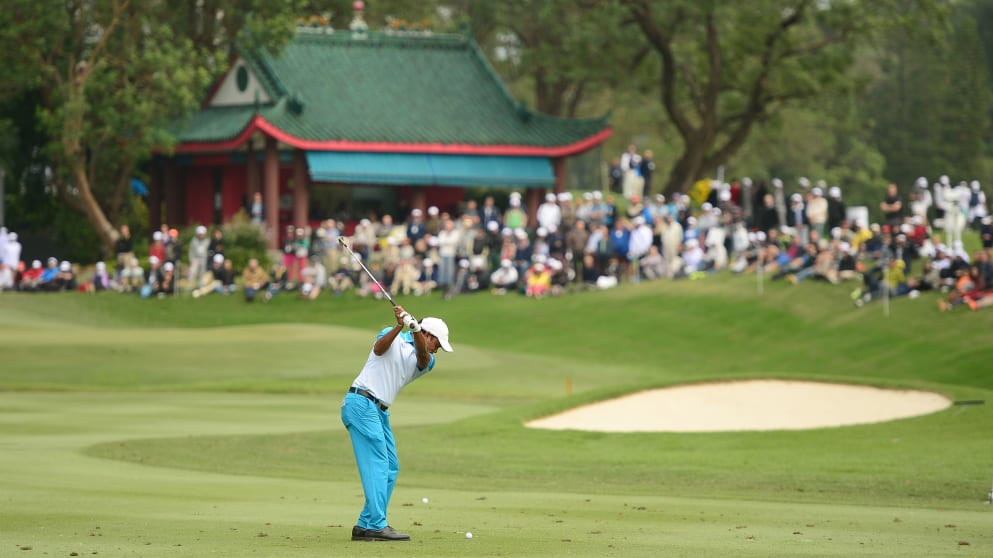 S.S.P Chawrasia - leads going into the weekend at the UBS Hong Kong Open