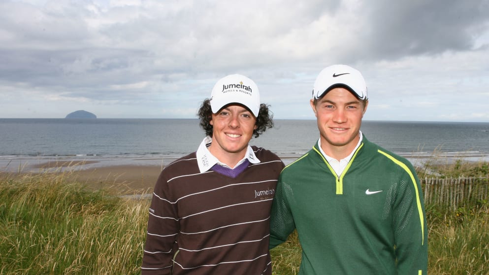 Oli Fisher Rory McIlroy 2009 Open Championship