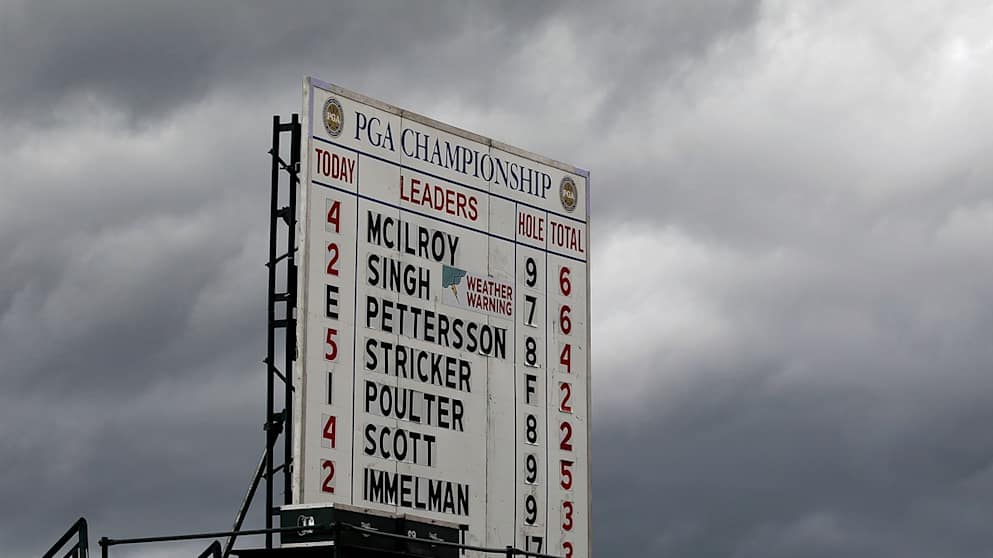 Will McIlroy still be on top of the board come close of play Sunday?