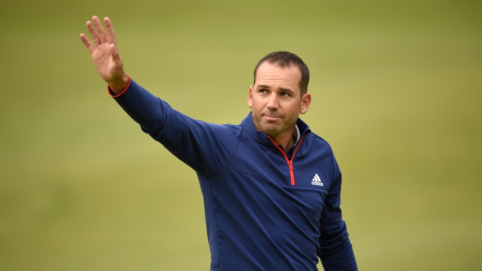 Sergio Garcia waves to the crowd after another top ten finish