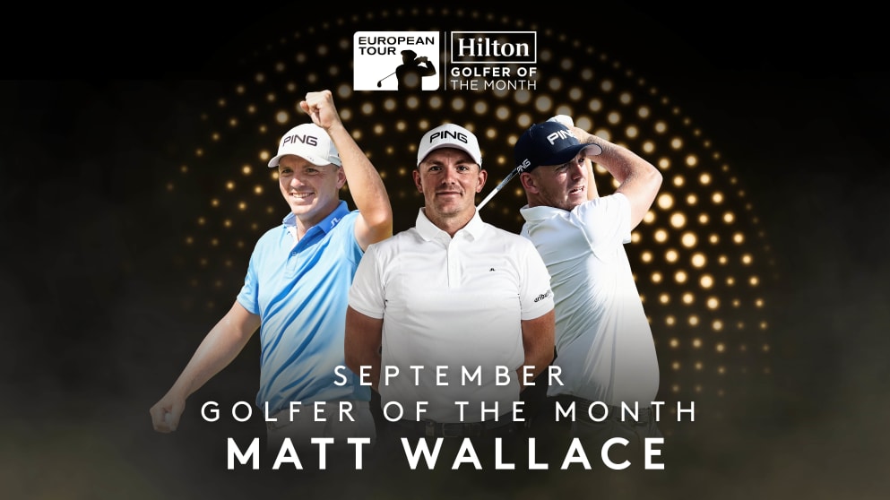 Matt Wallace - September Hilton Golfer of the Month