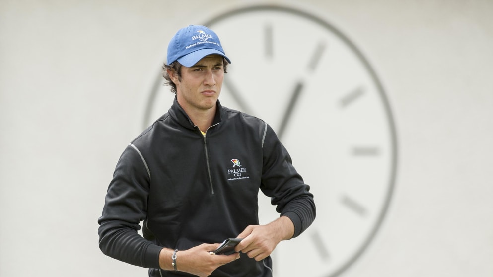 Julien Brun at the Palmer Cup (credit golfsupport.nl)