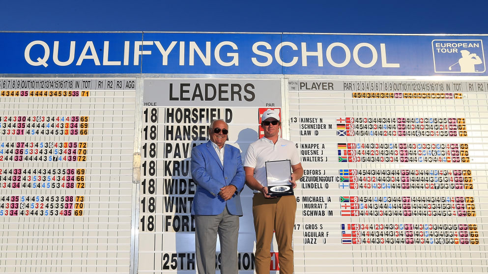 Sam Horsfield wins European Tour Qualifying School Final Stage at Lumine Golf Club