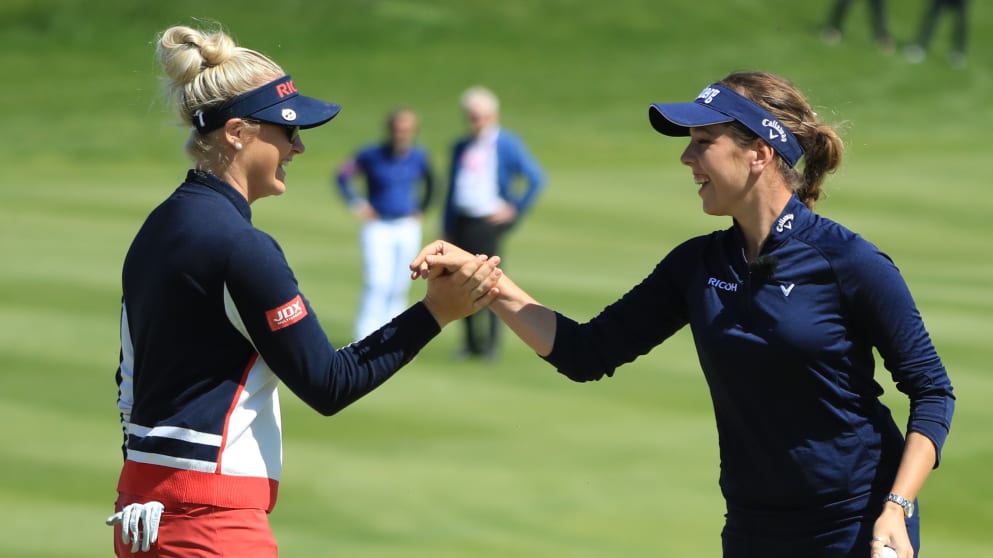 Charley Hull Georgia Hall-954920804