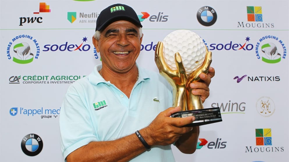 Juan Quiros of Spain pictured after winning the Cannes Mougins Maste