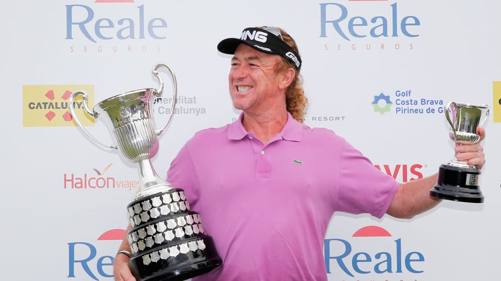 Miguel Angel Jimenez at the 2014 Open de España