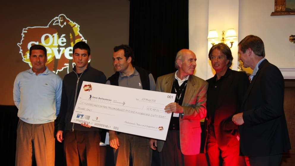 £618,168 was raised at Ole Seve! aid of the Seve Ballesteros Foundation 