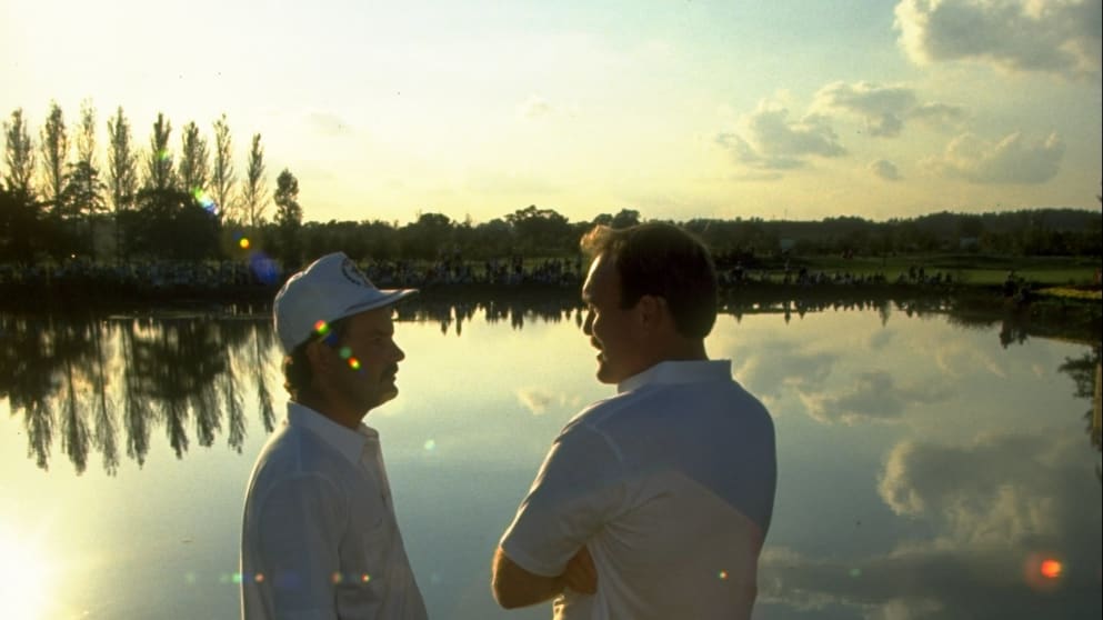 Gordon Brand Jnr with Ronan Rafferty