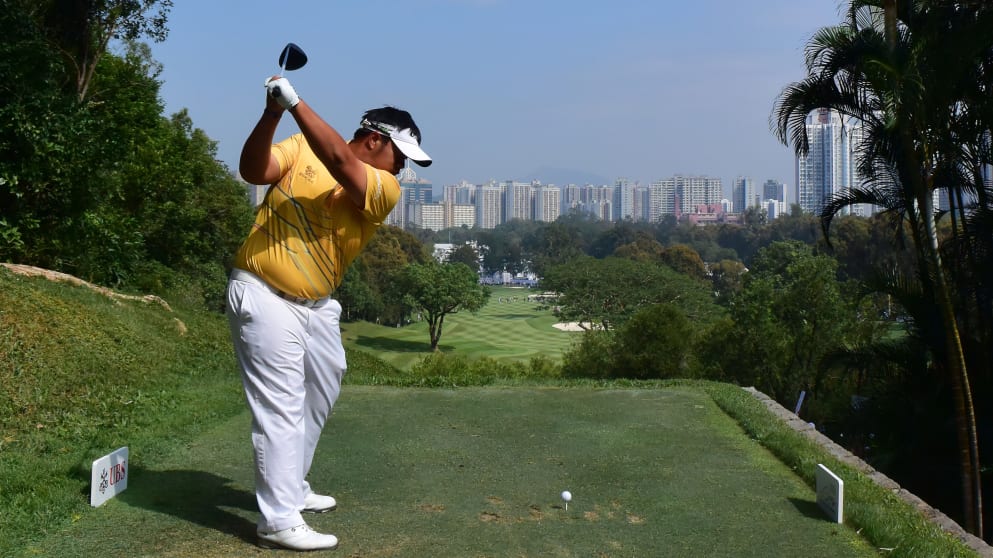 Kiradech Aphibarnrat - pictured at the UBS Hong Kong Open