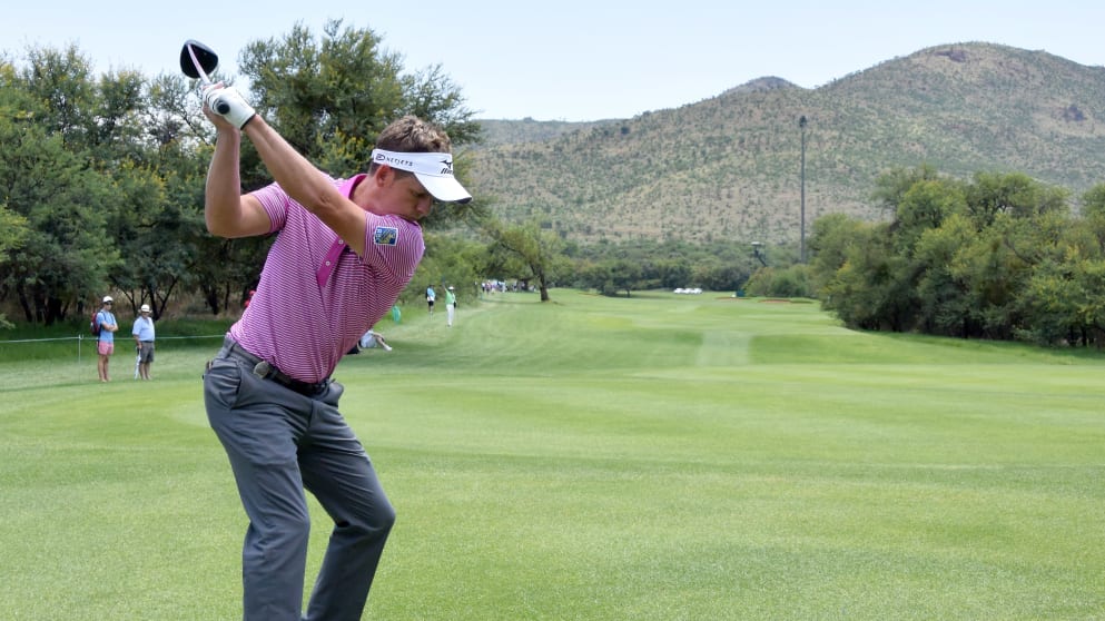 A fine 63 from Luke Donald on day two of the Nedbank Golf Challenge has left the Englishman well-placed going into the weekend