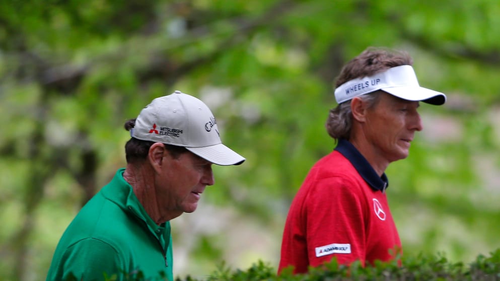 Tom Watson and Bernhard Langer