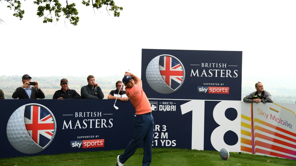 Sergio Garcia ahead of the British Masters supported by Sky Sports