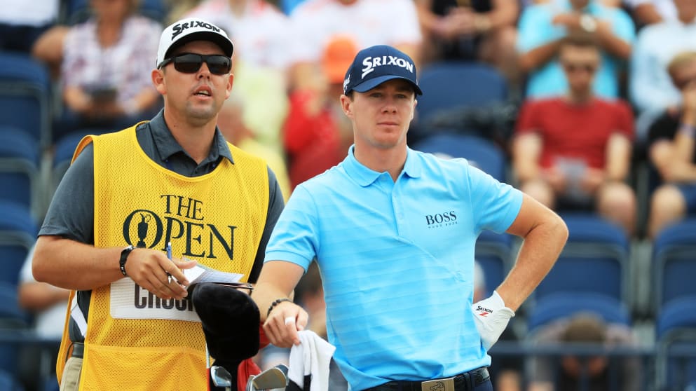 Sean Crocker at the 147th Open Championship