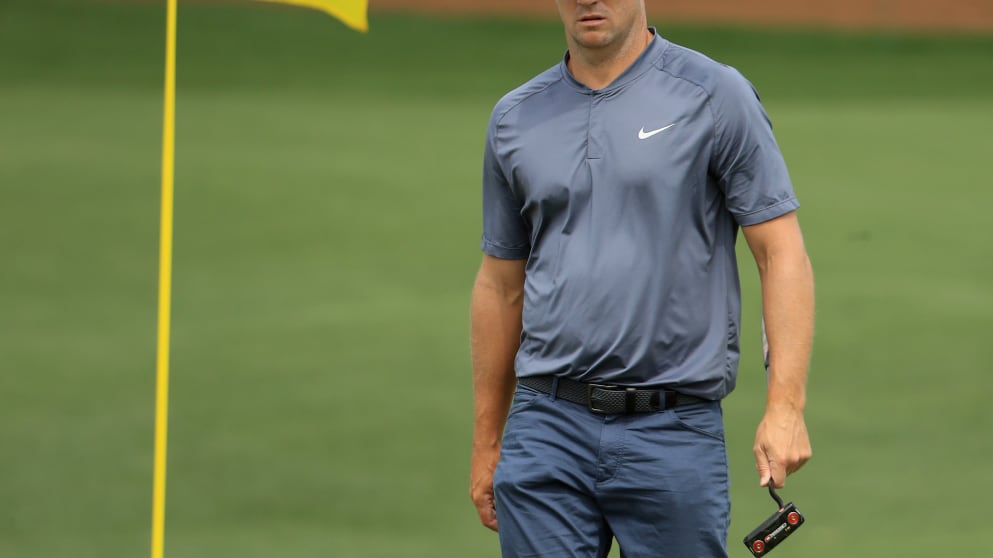 Alex Noren at Augusta National Golf Club