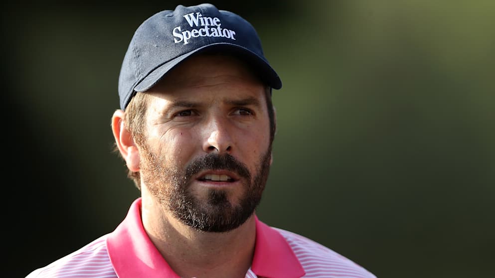 Thomas Aiken during his first round at the BMW SA Open