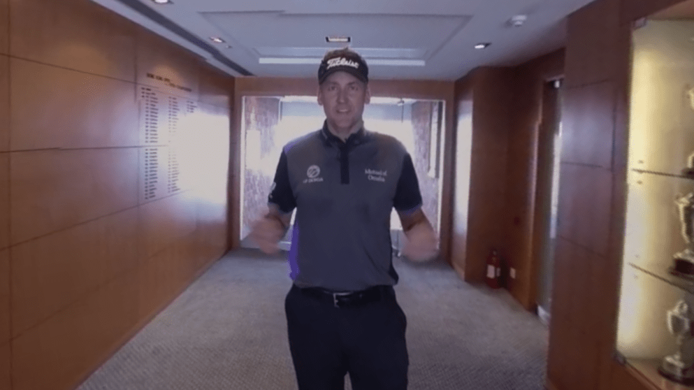 Ian Poulter at Hong Kong Golf Club