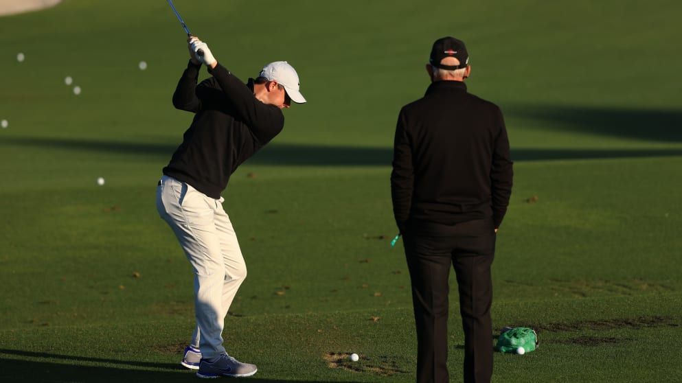 McIlroy Pete Cowen Masters 21