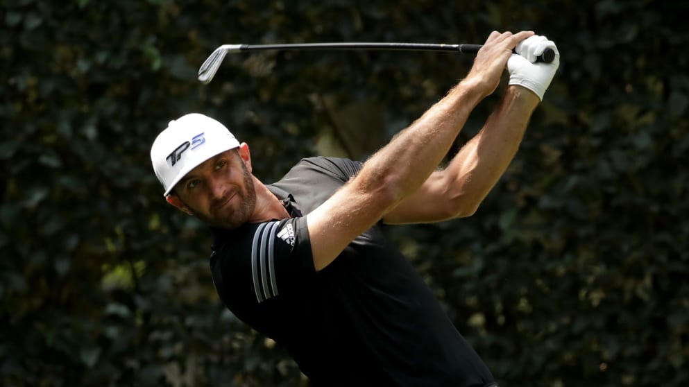 Dustin Johnson at the WGC-Mexico Championship