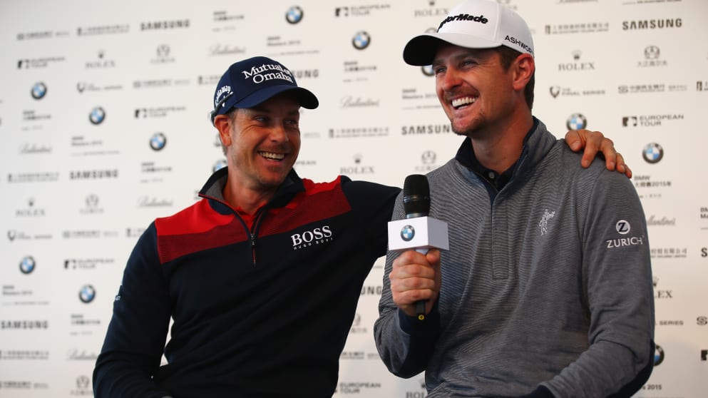 Henrik Stenson and Justin Rose 