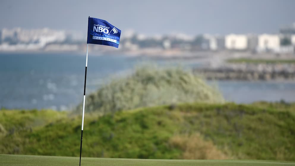 Flag at Al Mouj Golf