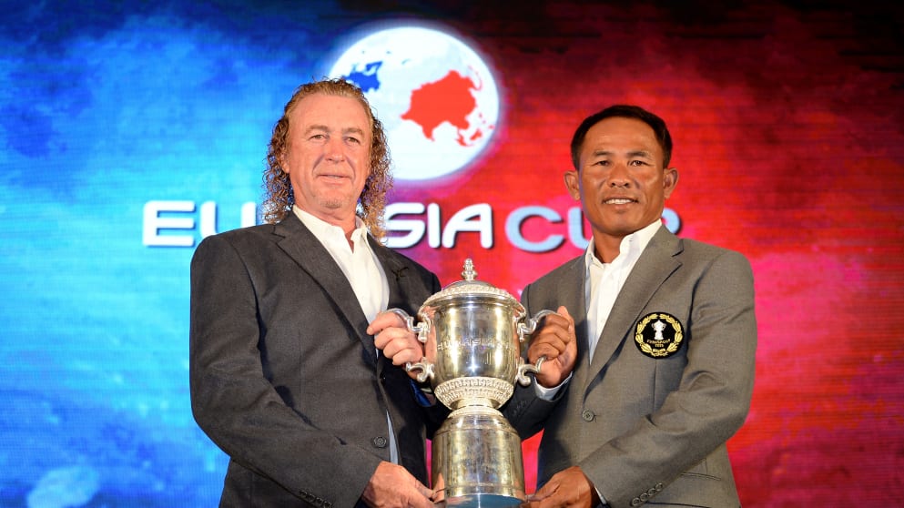 Miguel Angel Jimenez and Thongchai Jaidee