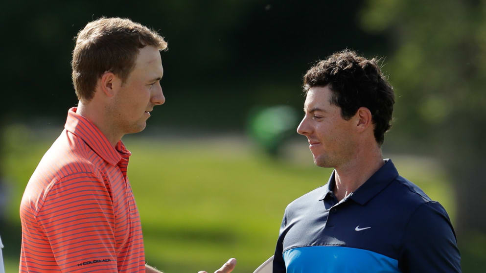 Jordan Spieth and Rory McIlroy