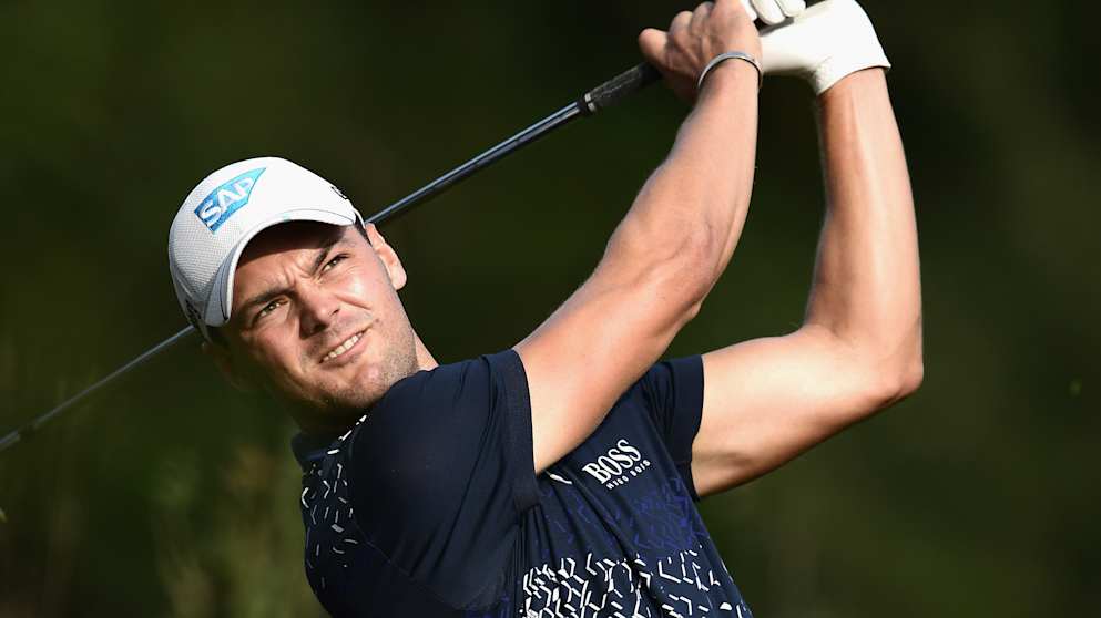 Martin Kaymer during the second round at the Porsche European Open