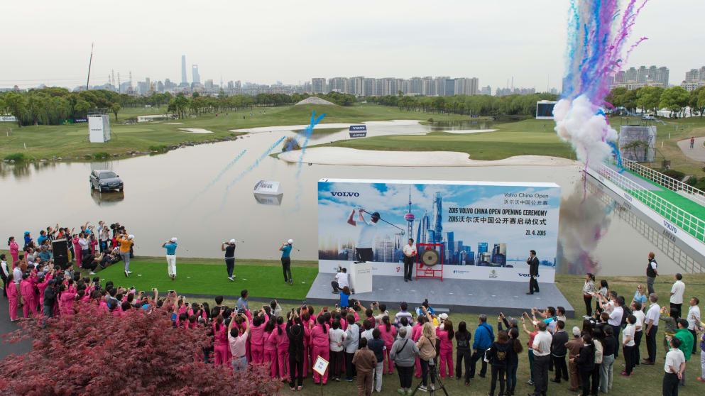 Opening ceremony of the Volvo China Open (pic by Richard Castka)